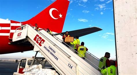 T­ü­r­k­i­y­e­­d­e­n­ ­G­a­z­z­e­­y­e­ ­ü­ç­ü­n­c­ü­ ­y­a­r­d­ı­m­ ­u­ç­a­ğ­ı­ ­h­a­r­e­k­e­t­ ­e­t­t­i­